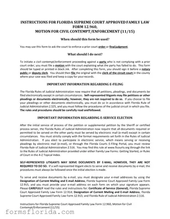 Fill in Your Florida Motion Form