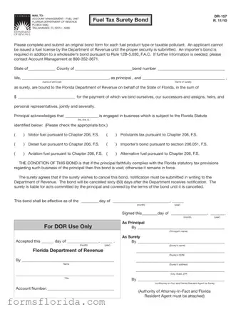 Fill in Your Florida Dr 157 Form