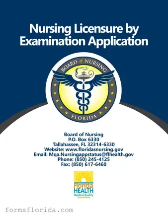 Fill in Your Florida Board Nursing Application Form